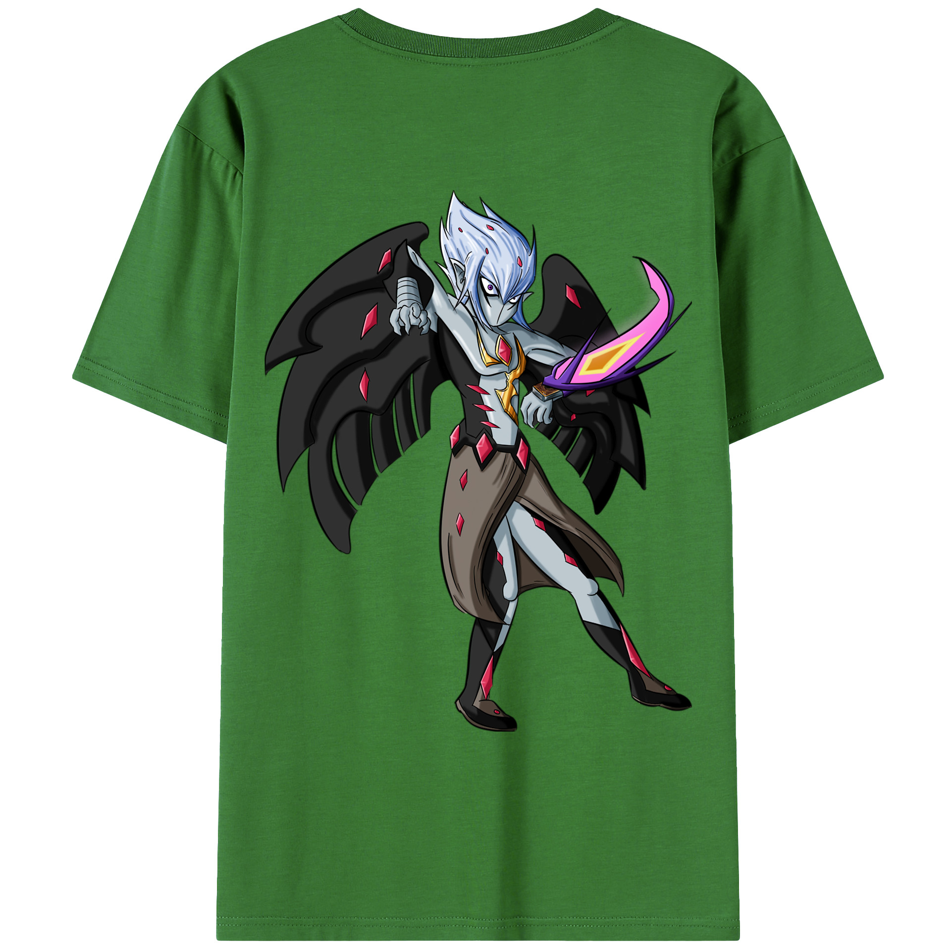 （画像用） 遊☆戯☆王 Yu-Gi-Oh! レディース半袖Tシャツ(バックプリント)
